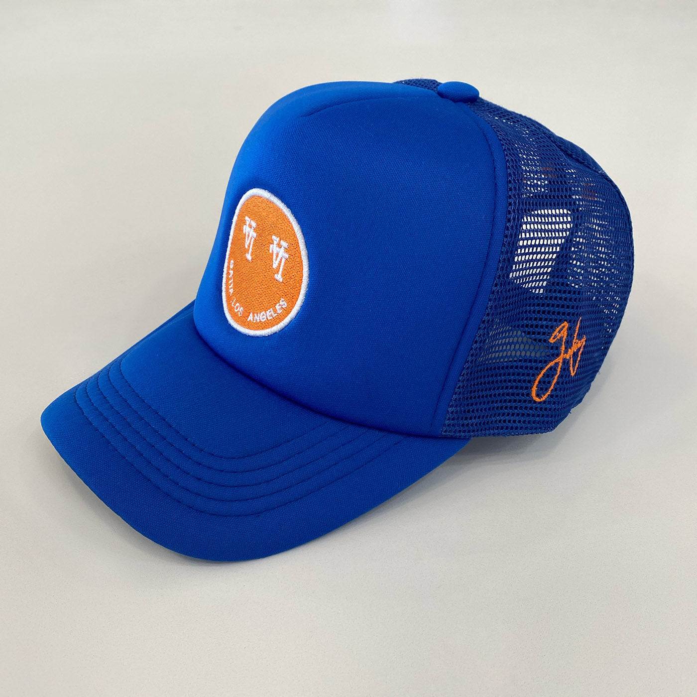 LA Trucker Hat in “Storm Blue” – GATIA